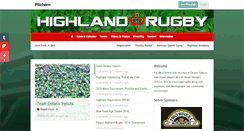 Desktop Screenshot of highlandrugby.com